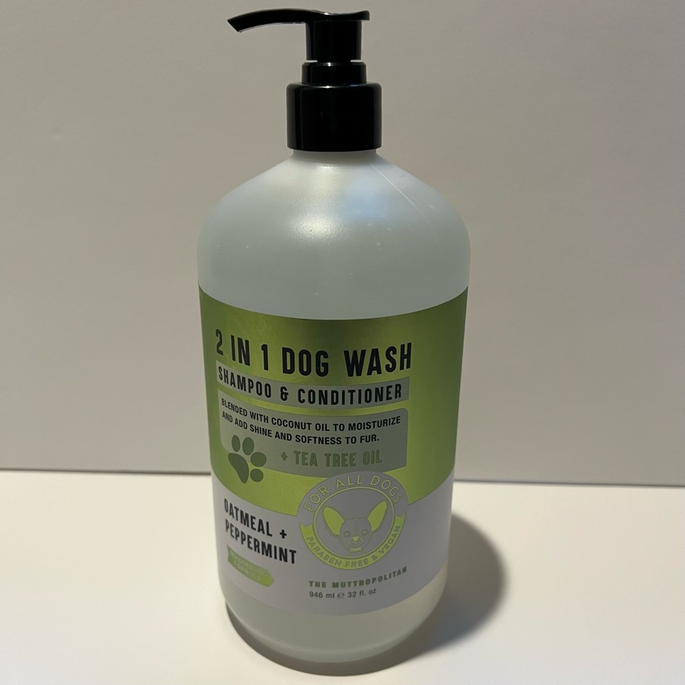 The Muttropolitan - 2-in-1 Dog Shampoo + Conditioner Oatmeal + Peppermint
